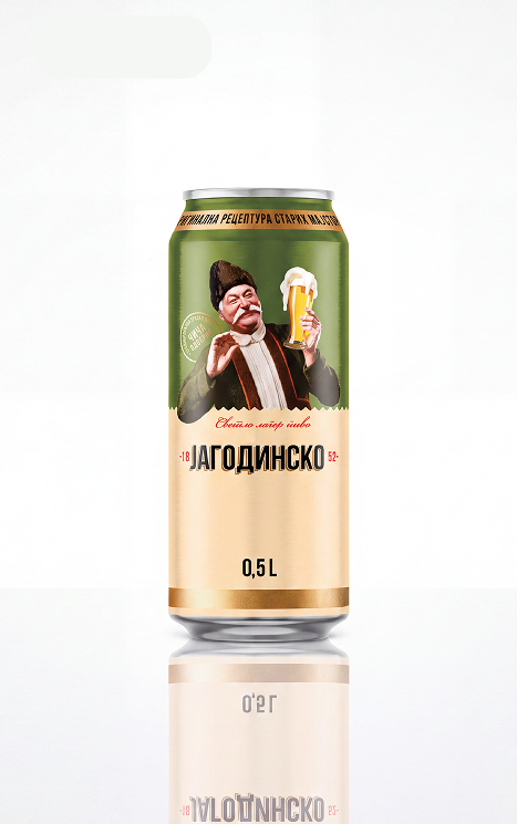 Jagodinsko pivo 0.5L limenka