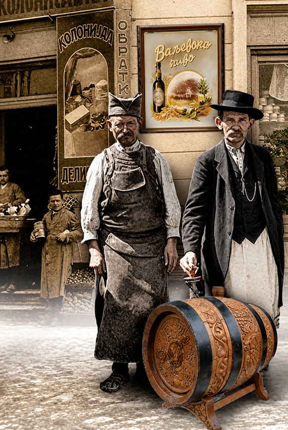Valjevska pivara 1891. – istorijska fotografija
